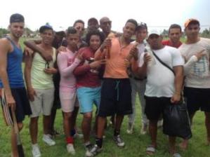 Pick-up baseball in Cienfuegos