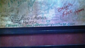 Poster at Hotel Saratoga