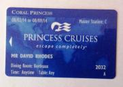 Coral Princess Card